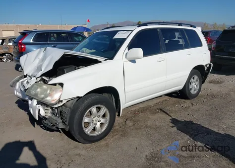 2001 Toyota Highlander V6 from USA, damaged, VIN JTEHF21A310020616
